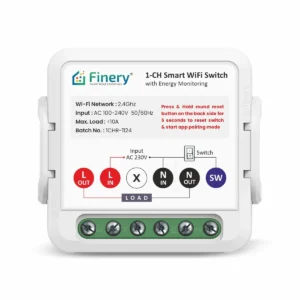 1 Node mini smart wifi switch with energy monitoring