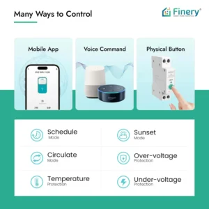 Timer switch with voice command