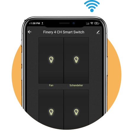 4 node smart switch 4 buttons